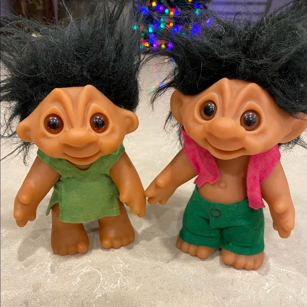 Vintage Thomas Dam Troll Dolls